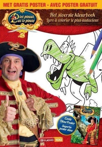 Piet Piraat: kleurboek met poster, Boeken, Verzenden, Gelezen