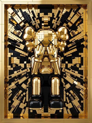 Artxlife - Kaws Black&Gold Surprise, Nieuw