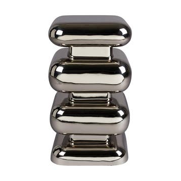 *WOONWINKEL* Dutchbone Stubby Chrome Retro Bijzettafel, Huis en Inrichting, Tafels | Bijzettafels, Verzenden, Nieuw
