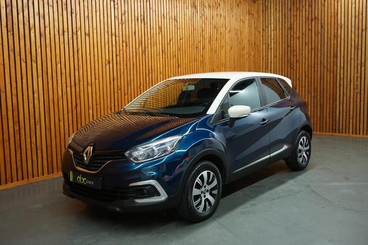 Renault Captur 0.9 TCE ZEN Airco / Navigatiesysteem Nr. 029, Auto's, Renault, Handgeschakeld, SUV of Terreinwagen, Blauw, Zwart