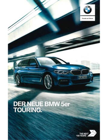 2017 BMW 5 SERIE TOURING BROCHURE DUITS, Nieuw, BMW, Author