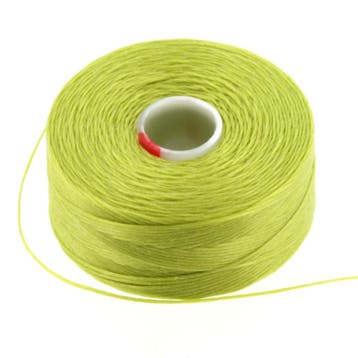 C-LON Rijggaren D ca. 70 meter 0,11 mm Chartreuse, Ophalen of Verzenden, Nieuw, Kraal
