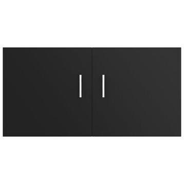 VidaXL wandkast, zwart, 80 x 39 x 40 cm, Ophalen, Nieuw