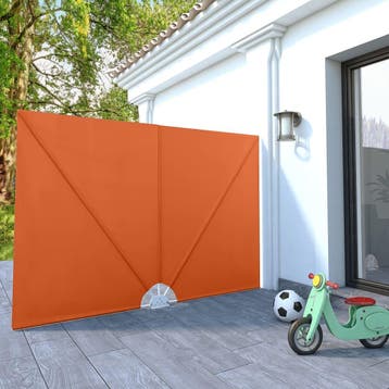 vidaXL Terrasscherm inklapbaar 240x160 cm terracottakleurig, Verzenden, Nieuw