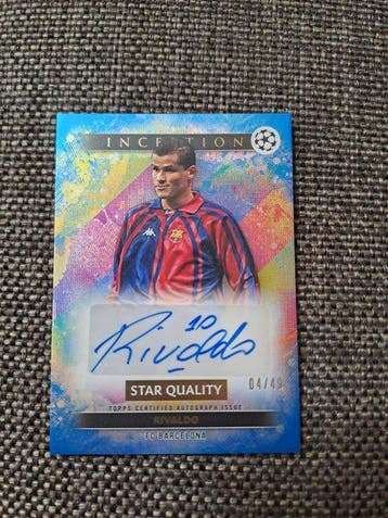 2023-24 Topps Inception Rivaldo Star Quality Auto /49 FC, Nieuw