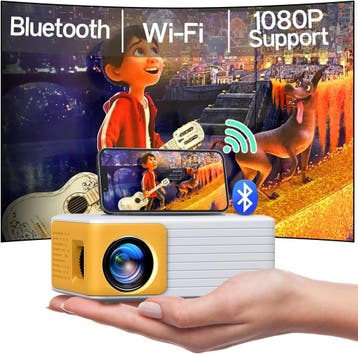 Smart Beamer Compact | WiFi 1080P | Retourdeal 34% Korting, LED, Ophalen of Verzenden, Zo goed als nieuw, Full HD (1080)