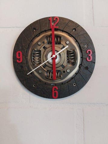 Wandklok - Metaal - 2026 - Klok koppelingsplaat, Antiek en Kunst