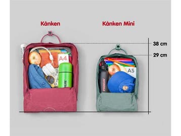 Fjallraven Kanken - Rugzak 16 liter - Black / Striped, Verzenden, Nieuw