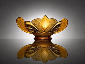 Schaal - Glas - Art deco schaal