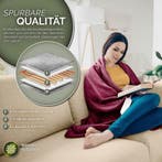 Elektrische deken - Warmtedeken - 1 persoons - 180x130 cm -, Huis en Inrichting, Woonaccessoires | Plaids en Woondekens, Verzenden