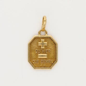 Zonder minimumprijs - Hanger - 18 karaat Geel goud, Sieraden, Tassen en Uiterlijk, Antieke sieraden