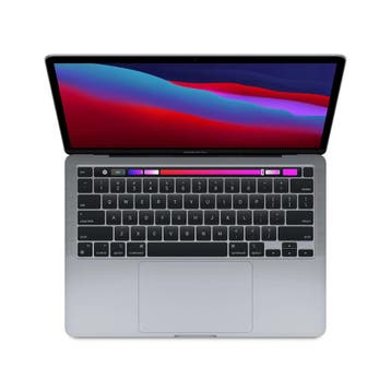 Refurbished MacBook Pro 13 inch M1 256 GB Space Gray, MacBook Pro, 256 GB, Qwerty, Verzenden
