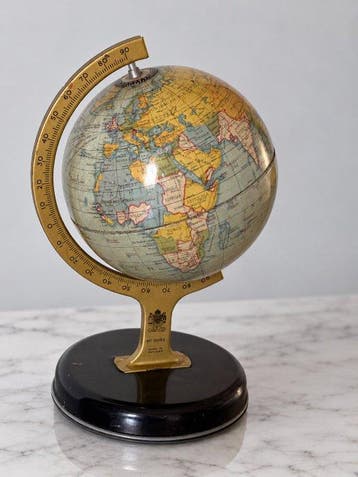Terrestrial table globe - Rare Pre-War Chad Valley No. 10152
