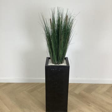 Plantenbak met kunstplant,  hoogte 75 cm, Ophalen of Verzenden