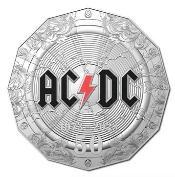 Australië. 50 Cent 2023 RAM AC/DC 50. Jubiläum - 1/2 oz