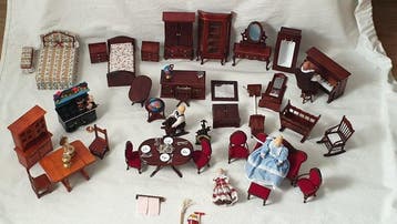 Miniature Dollhouse Furniture - Speelgoed meubels -, Antiek en Kunst