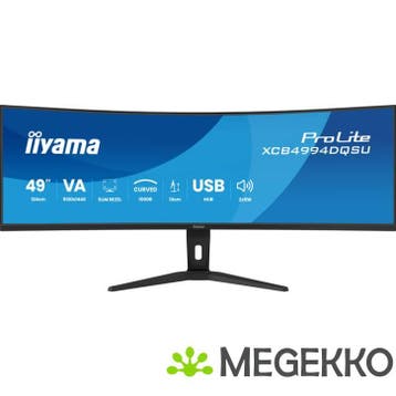 Iiyama ProLite XCB4994DQSU-B1 49  Curved VA monitor, Verzenden, Nieuw, Iiyama