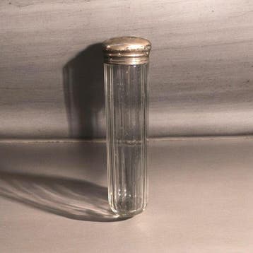 Parfumfles - .925 zilver - Flesje voor de kaptafel, Antiek en Kunst