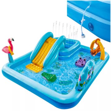 Intex Jungle Adventure speelzwembad 244×198×71 cm met gli., Ophalen of Verzenden, Nieuw
