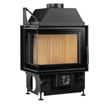 Inbouw Houtkachel Quattro 50 L Links Open Side, Nieuw