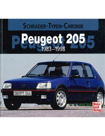 PEUGEOT 205 1983 - 1998 (SCHRADER TYPEN CHRONIK), Nieuw, Author