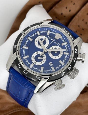Versace - V-Chrono Chronograph - VE2I007 21 - Heren -, Nieuw