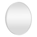 [en.casa] Spiegel Ordona hangend Ø60 rond wit mat, Huis en Inrichting, Woonaccessoires | Spiegels, Verzenden, Nieuw