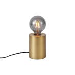 Moderne tafellamp messing 13cm - Cylinder, Verzenden, Nieuw, Modern