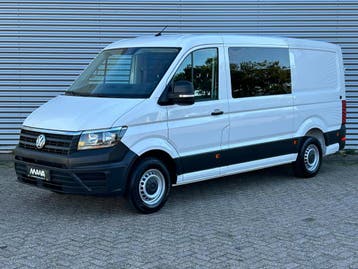 Volkswagen Crafter 35 2.0 TDI L3H2 DC Clima / Cruise control, Automaat, Gebruikt, Volkswagen, Wit