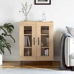 vidaXL Dressoir 69,5x34x90 cm bewerkt hout sonoma, Verzenden, Nieuw, 50 tot 100 cm, 25 tot 50 cm