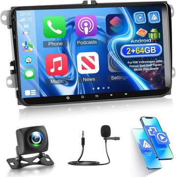 Autoradio VW Android 15 | 9 inch | Retourdeal 30% Korting, Ophalen of Verzenden, Nieuw