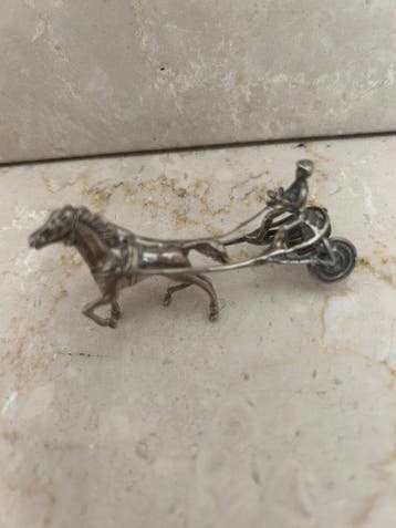 Beeldje - Horse - .800 zilver