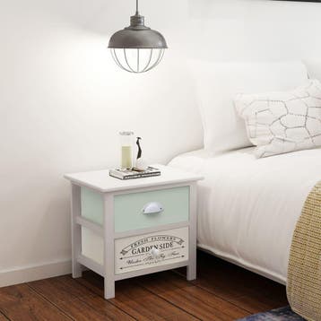 vidaXL Nachtkastjes Franse stijl 2 st hout, Minder dan 45 cm, Verzenden, Nieuw, Minder dan 55 cm