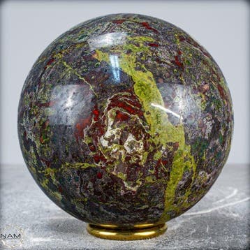 Zeldzame natuurlijke Draakbloedjasper Sphere- 2048.41 g, Verzamelen