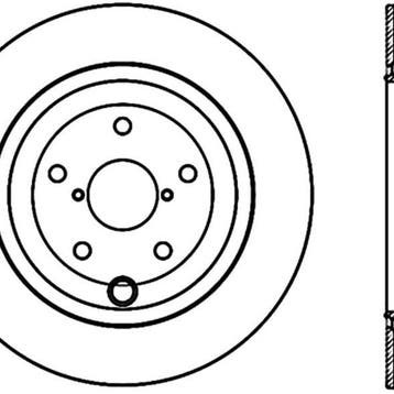 StopTech 08+ Subaru STI (Will Not Fit 05-07) Slotted &, Ophalen of Verzenden, Nieuw