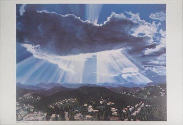 Jean Marais (1913-1998) - Paysage ensoleillé