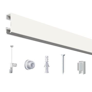 Click Rail / Schilderij Ophangsysteem - Glanzend Wit - C...