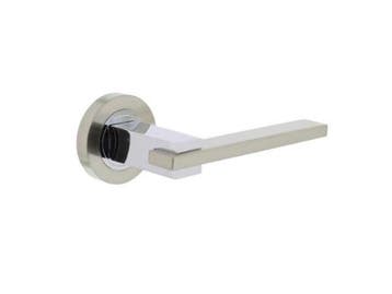 Veiling - 8x Intersteel deurkruk op rozet met sleutelplaat J, Nieuw