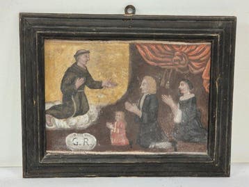 Votiefgeschenk - Hout en papier-maché - 1800-1850 - Genade