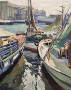 Francesc Carbonell (1928) - Large mediterranean harbor