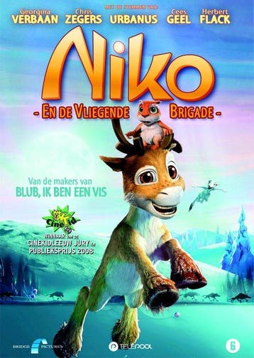 Niko en de vliegende brigade (dvd tweedehands film), Cd's en Dvd's, Ophalen of Verzenden, Zo goed als nieuw