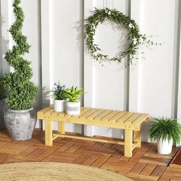 2-Zits Houten Tuinbank 110 cm Waterdicht, Verzenden, Nieuw