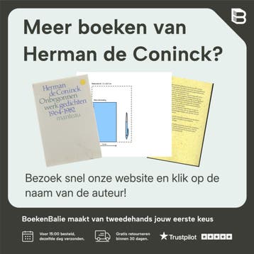 GEDICHTEN (DE CONINCK) CASSETTE 2 DLN - Herman de Coninck, Verzenden, Zo goed als nieuw, Herman de Coninck