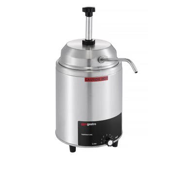 GGM Gastro | Sausverwarmer met pomp - 550W - 4,4L - incl. |, Verzenden, Nieuw in verpakking