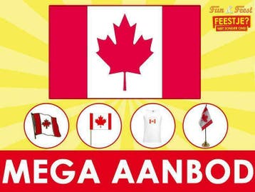 Canadese versiering - ruim aanbod Canada feestartikelen, Ophalen of Verzenden, Nieuw