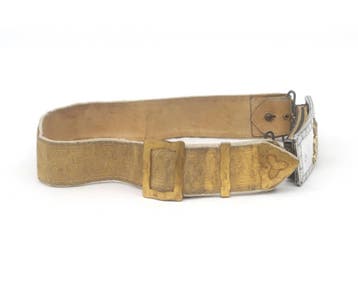 Officiersbeurs met zilveren plaat, Engeland, Londen, 1911, Antiek en Kunst