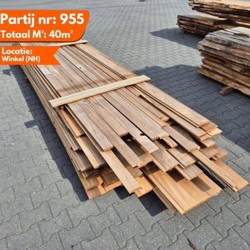Mix Partij Thermo Frake/Ayous/Vuren 3600-4600x65-140x18-20mm, Ophalen of Verzenden, Nieuw