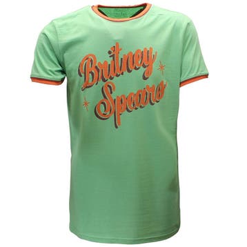 Britney Spears Retro Ringer T-Shirt, Verzenden, Nieuw