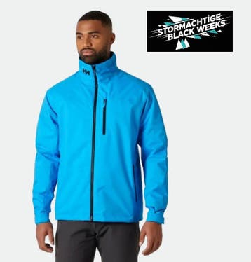 Helly Hansen Crew Midlayer Jack 2.0 | Heren | Cyan, Ophalen of Verzenden, Nieuw, Helly Hansen