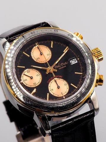 Paul Picot - Zonder minimumprijs - Chronosport Valjoux - 18K, Nieuw